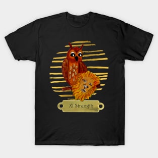 XI Strength  Tarot card T-Shirt